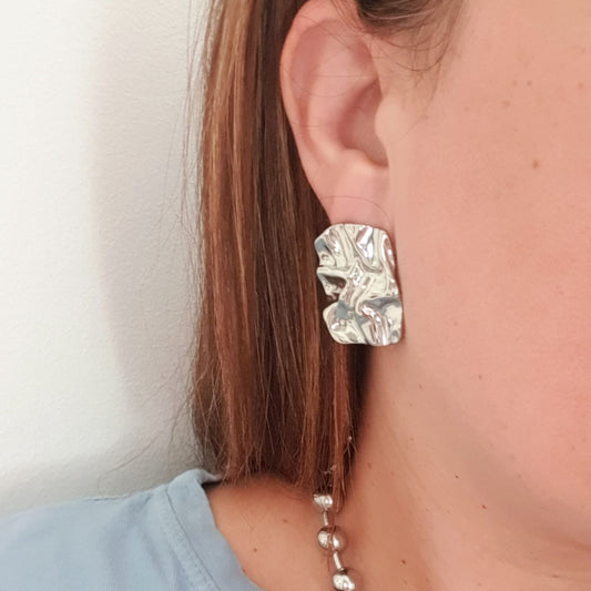 Finesse ατσάλινα σκουλαρίκια