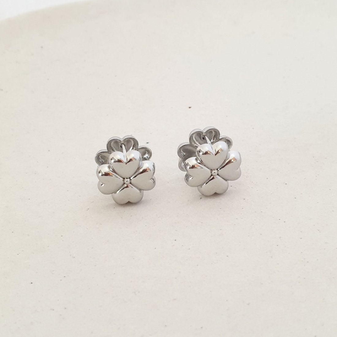 Clover σκουλαρίκια (Silver)