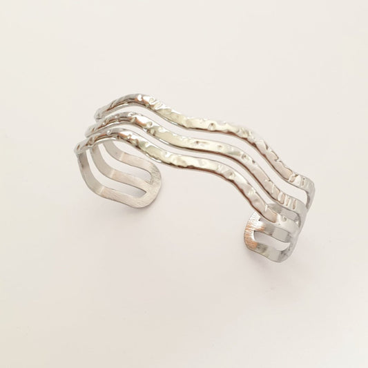 Kyma βραχιόλι ατσάλινο (Silver)