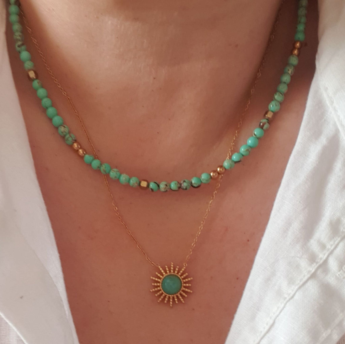 Χρυσό Κολιέ Boho Style