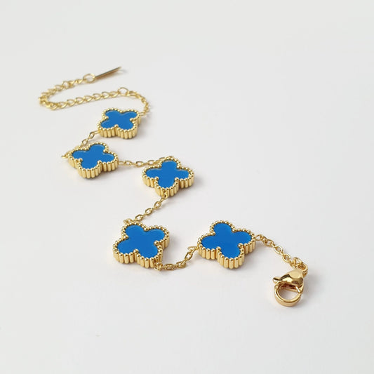 Βραχιόλι με σταυρουδάκια τύπου Van Cleef