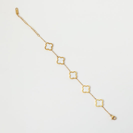 Βραχιόλι με λουλουδάκια φίλντισι