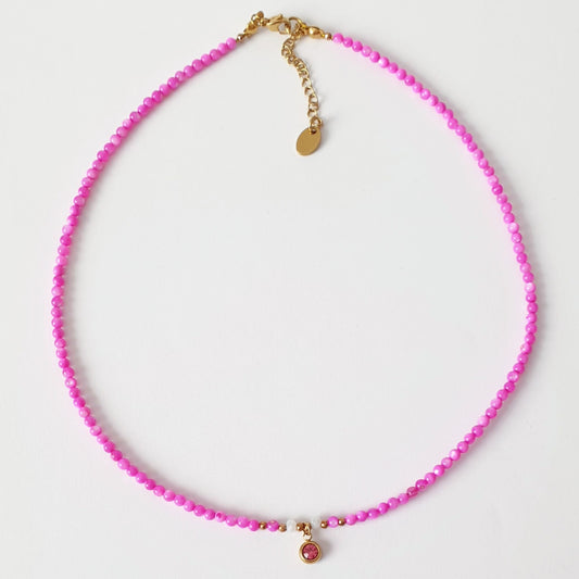 Κολιέ με φούξια φίλντισι Corfu