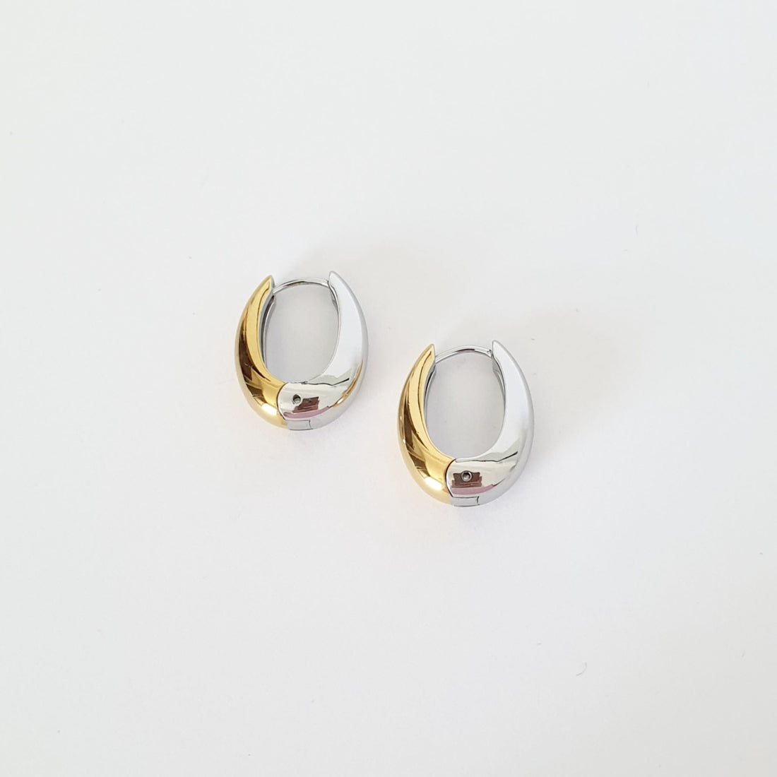 Δίχρωμα σκουλαρίκια