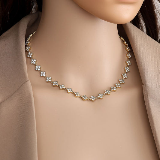 Κολιέ με λουλουδάκια