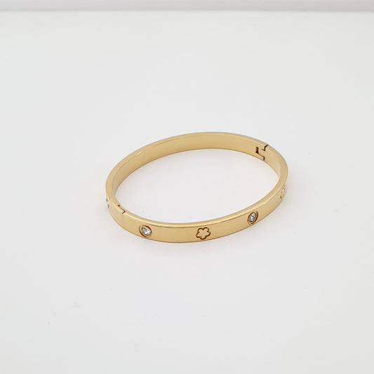 ατσάλινη χειροπέδα με διαμαντάκια