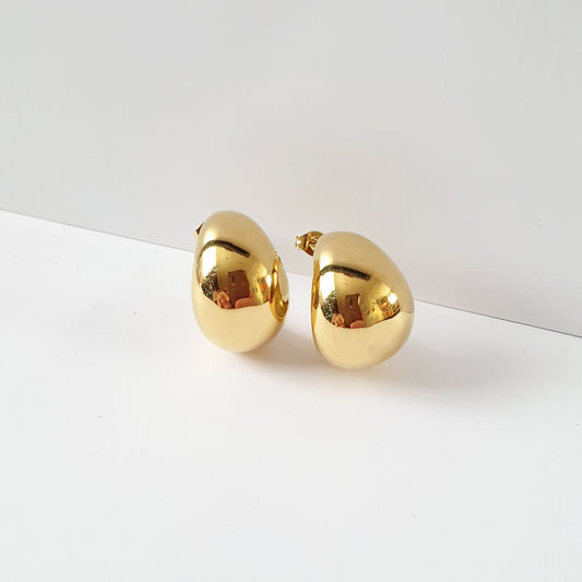 Χρυσά σκουλαρίκια 3/4