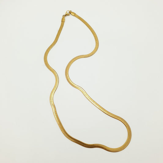 Χρυσή ατσάλινη αλυσίδα (50cm)