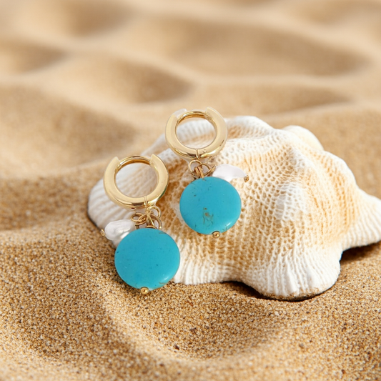 Breeze σκουλαρίκια με πέτρα