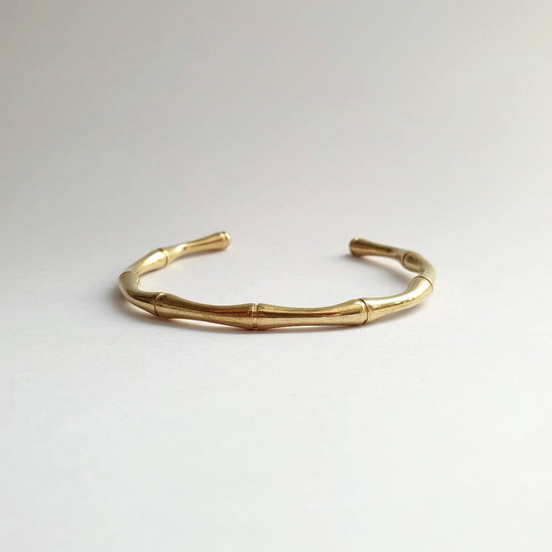 Βραχιόλι ατσάλινο στυλ bamboo (Gold)