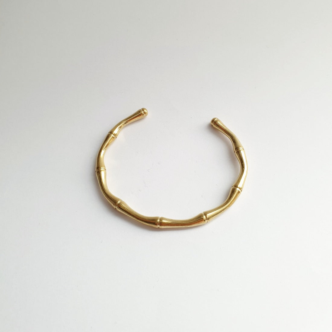 Βραχιόλι ατσάλινο στυλ bamboo (Gold)