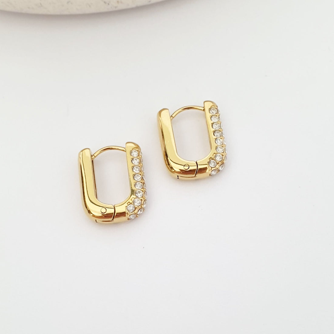 Τετράγωνα σκουλαρίκια κρίκοι