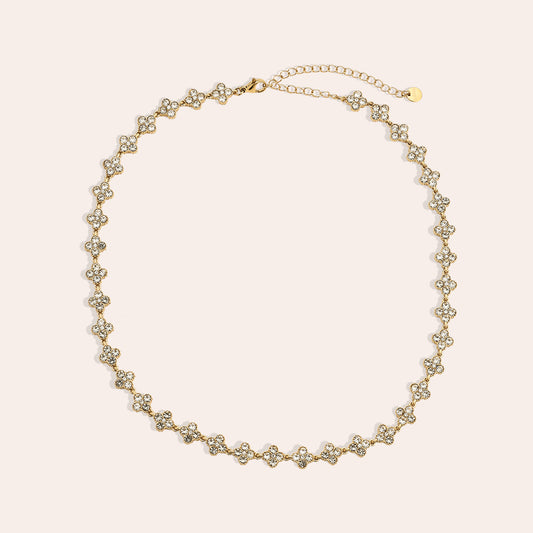 Κολιέ με λουλουδάκια 